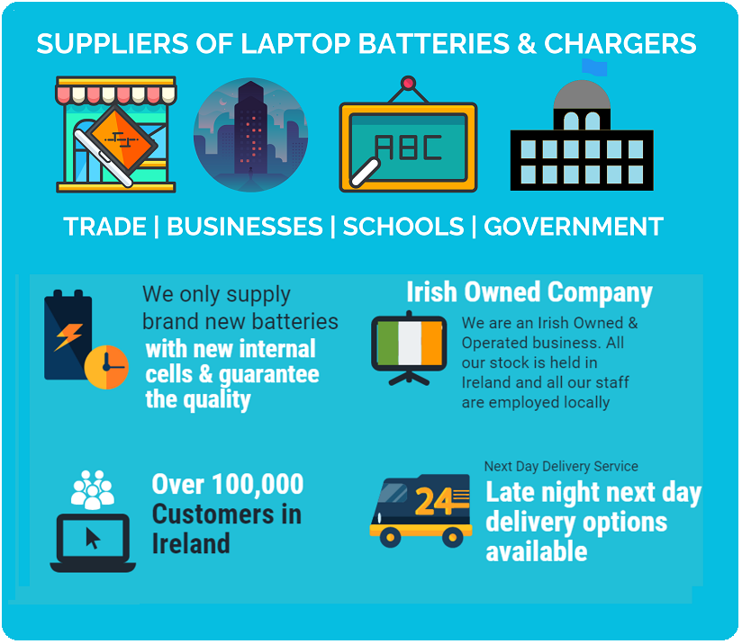 trade only laptop charger and battery site
